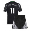 Arsenal Gabriel Martinelli #11 Bortedraktsett Barn 2024-25 Kortermet (+ korte bukser)